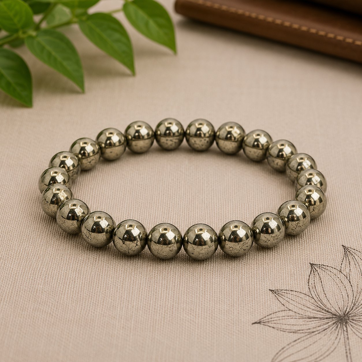 Power Magnet Pyrite Bracelet