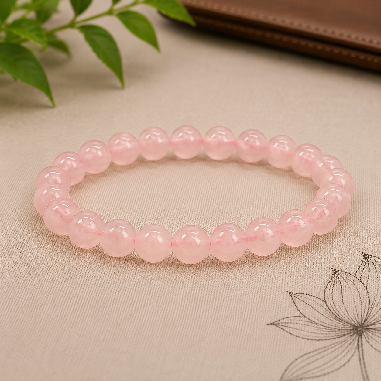 Self-Worth Rose Quartz Bracelet